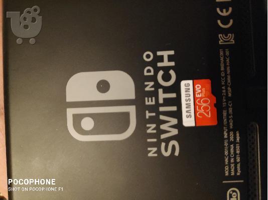 Nintendo Switch 2020version,μαζι με καρτα μνημης κ account nintendo